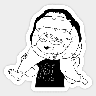 Piggyback Ride Sticker